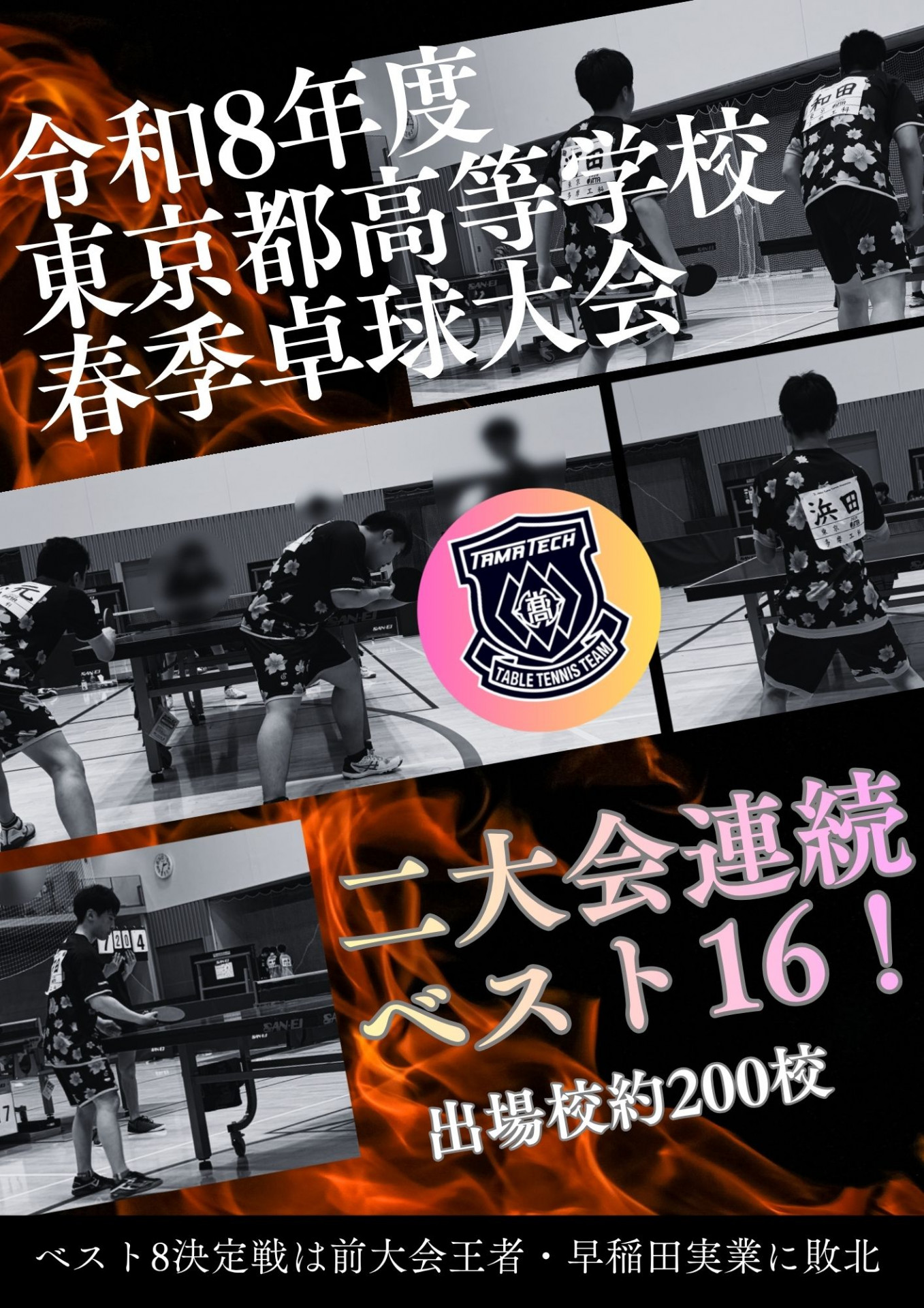 令和8年度　関東予選　学校対抗の部　結果報告